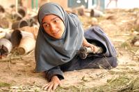 سیما خضرآبادی در نمایی از فیلم «کودک و فرشته»